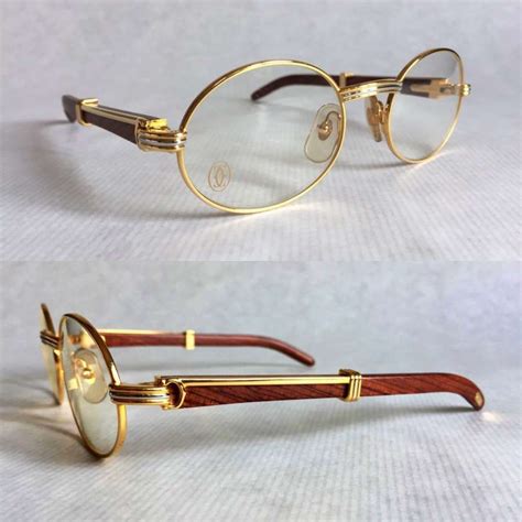 wood cartier eyeglasses